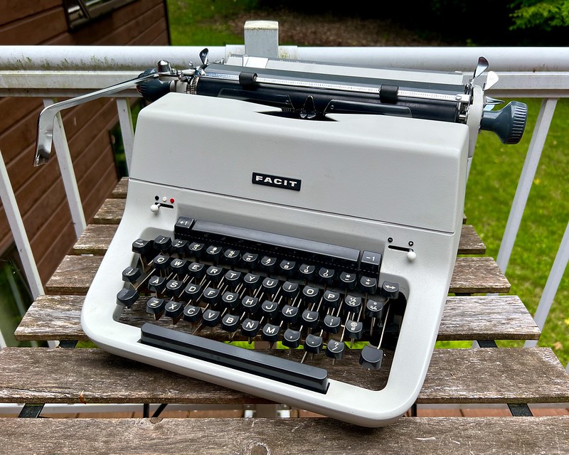 A Facit T2 typewriter from my own collection A Facit T1 typewriter from my own collection