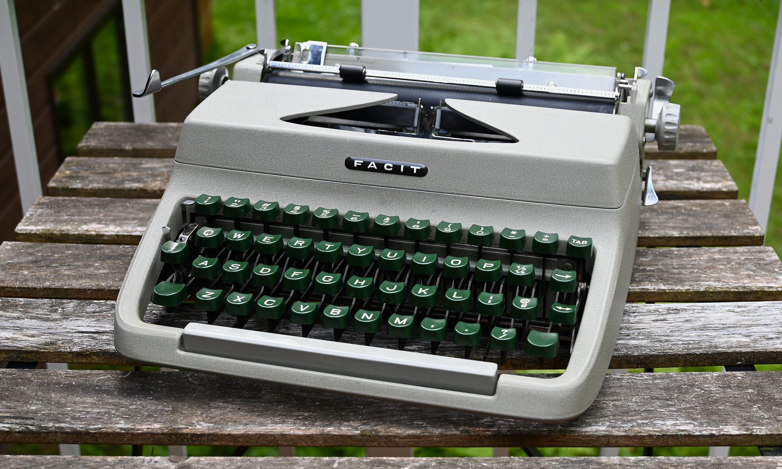 A Facit TP1 typewriter from my own collection A Facit TP1 typewriter from my own collection